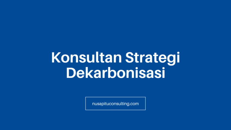 Konsultan Strategi Dekarbonisasi