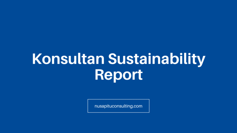 Konsultan Sustainability Report