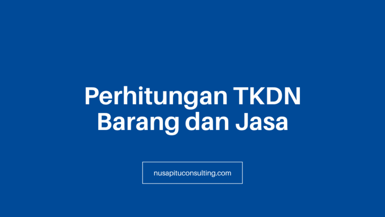 Perhitungan TKDN Barang
