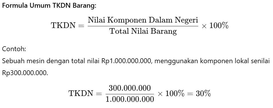 TKDN Barang Impor
