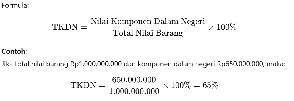 Cara Menghitung TKDN Migas