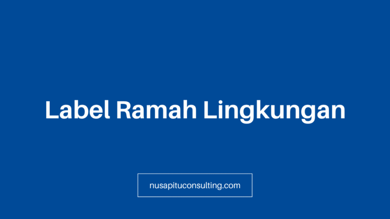 Label Ramah Lingkungan