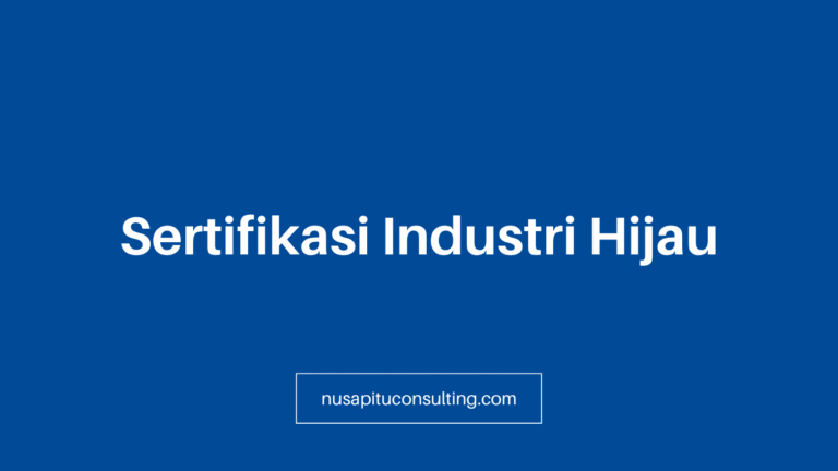 Sertifikasi Industri Hijau